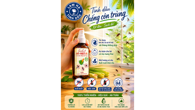 TINH DẦU CHỐNG CÔN TRÙNG